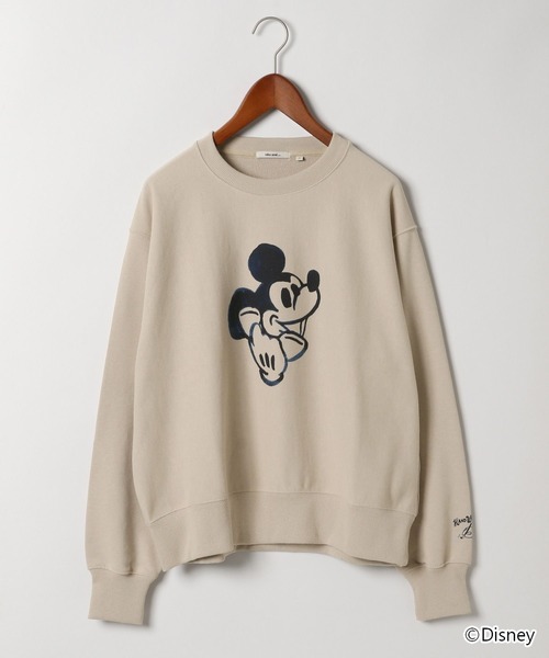 niko and...（ニコアンド）の「【Disney/CHALKBOY/niko and...】別注裏毛プルオーバー（スウェット・レディース・オフホワイト/ライトグレー/ベージュ・MEDIUM/LARGE）」の3枚目の写真