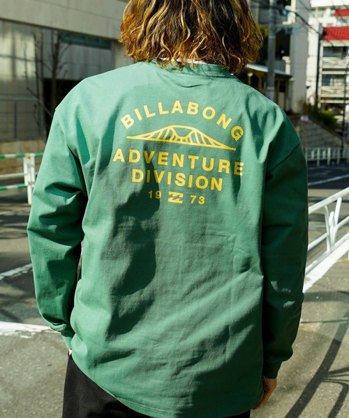 BILLABONG（ビラボン）の「BILLABONG メンズ 【A/Div.】 ADIV WAVE ロンＴ 【2022年秋冬モデル】/ビラボンバックプリント長袖ロンT（Tシャツ/カットソー・メンズ・グリーン系その他/ホワイト/ブラック/ベージュ・MEDIUM/LARGE/X-LARGE）」の2枚目の写真