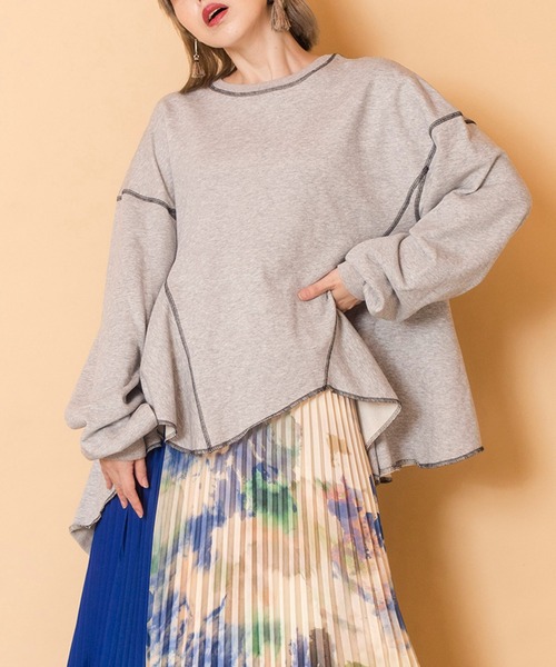 OSMOSIS（オズモーシス）の「裏毛サイドフレアープルオーバー