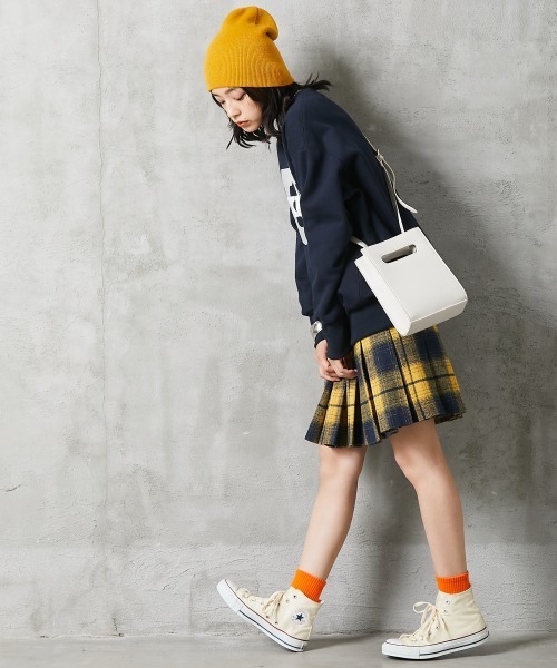 GEVS.（ジェイヴィス）の「＜大きいサイズ＞ 裏起毛ロゴプリントスウェット GEVS.（スウェット・レディース・ネイビー/杢グレー・4L/5L/3L/L/LL）」の18枚目の写真