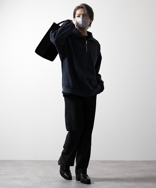 CLEL（クレイル）の「【CLEL】Half Zip Design Pullover/ハーフ