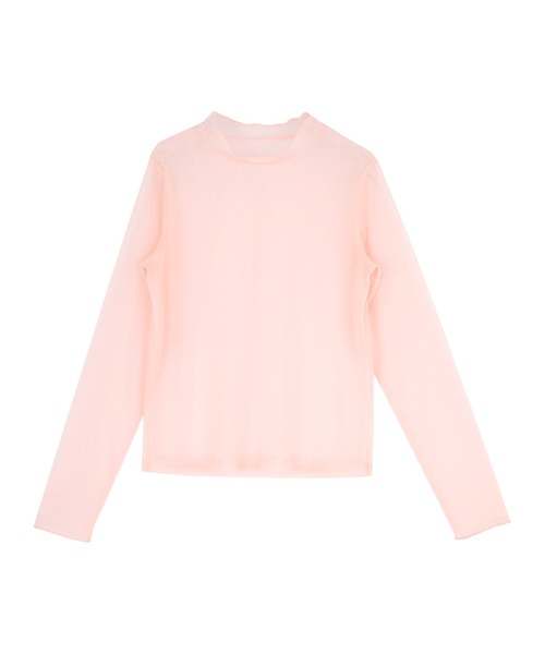 titivate(ティティベイト)の「ハイネックシアートップス(Tシャツ/カットソー・レディース・ライトブルー/ライトピンク/ブラック/ホワイト系その他/ライトグリーン・FREE)」の10枚目の写真