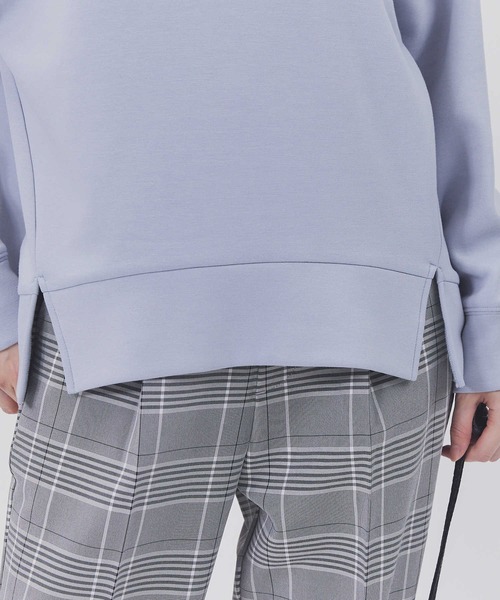 HONEYSUCKLE ROSE（ハニーサックルローズ）の「【HONEYSUCKLE ROSE】スリットポンチクルー（スウェット・レディース・ホワイト/グレー・M/L）」の13枚目の写真