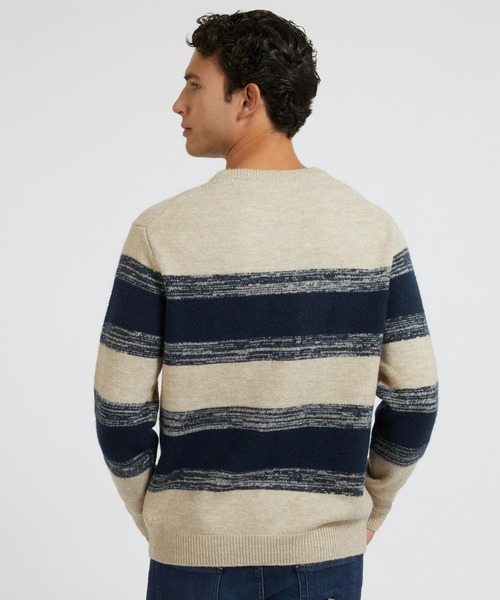 Guess(ゲス)の「Pancras Blocking Sweater(ニット/セーター・メンズ・ベージュ・MEDIUM/LARGE/SMALL/X-LARGE)」の2枚目の写真