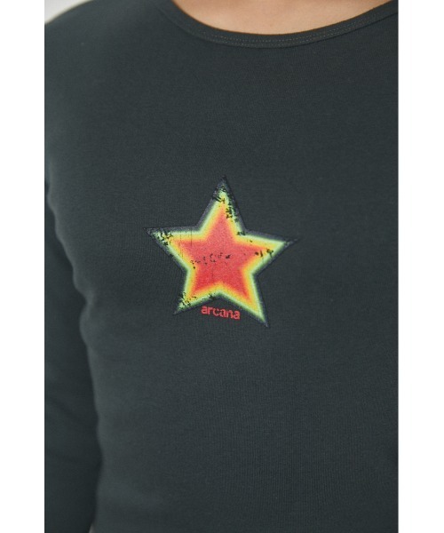 gajess ガジェス　cloud Leotad カットソー　ロンT 新品 セール】カレッジ刺繍BIGロンT（Tシャツ/カットソー）｜tiptop
