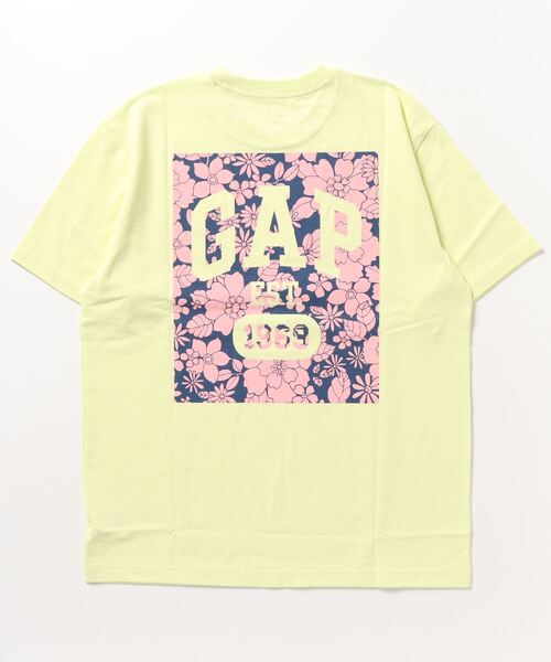 GAP(ギャップ)の「フローラル GAPロゴ Tシャツ(ユニセックス)(Tシャツ/カットソー・メンズ・イエロー/オフホワイト/ブラック系その他・S/M/L/XL/XS)」の8枚目の写真