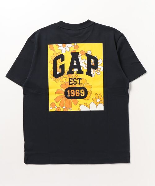 GAP(ギャップ)の「フローラル GAPロゴ Tシャツ(ユニセックス)(Tシャツ/カットソー・メンズ・イエロー/オフホワイト/ブラック系その他・S/M/L/XL/XS)」の9枚目の写真