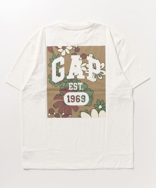 GAP(ギャップ)の「フローラル GAPロゴ Tシャツ(ユニセックス)(Tシャツ/カットソー・メンズ・イエロー/オフホワイト/ブラック系その他・S/M/L/XL/XS)」の10枚目の写真