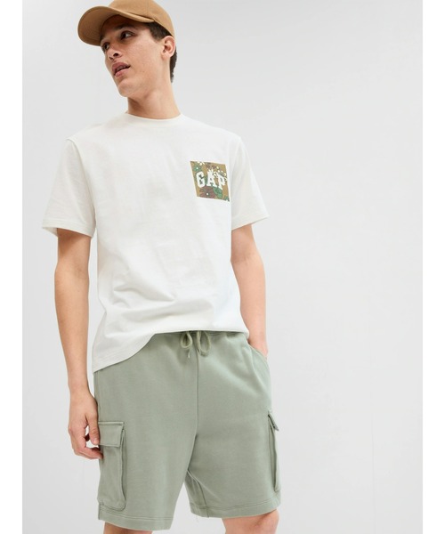 GAP(ギャップ)の「フローラル GAPロゴ Tシャツ(ユニセックス)(Tシャツ/カットソー・メンズ・イエロー/オフホワイト/ブラック系その他・S/M/L/XL/XS)」の7枚目の写真
