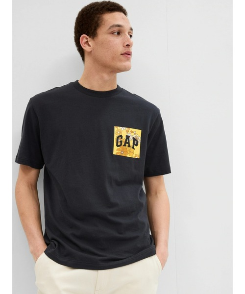 GAP(ギャップ)の「フローラル GAPロゴ Tシャツ(ユニセックス)(Tシャツ/カットソー・メンズ・イエロー/オフホワイト/ブラック系その他・S/M/L/XL/XS)」の13枚目の写真