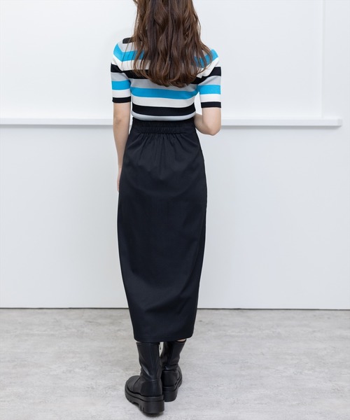 clear（クリア）の「フロントメタルジップポケットデザインスカート（スカート・レディース・カーキ/ブラック/ベージュ・M/S）」の13枚目の写真