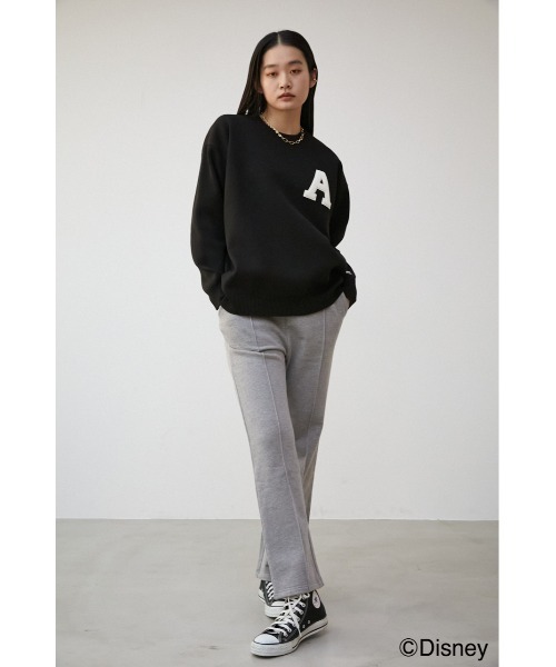 AZUL by moussy（アズールバイマウジー）の「AJUGA.×AZUL LOGO KNIT(MICKEY)/AJUGA.×AZUL ロゴニット(MICKEY)（ニット/セーター・レディース・ブラック/グリーン・M/L/S/M）」の16枚目の写真