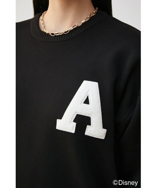 AZUL by moussy（アズールバイマウジー）の「AJUGA.×AZUL LOGO KNIT(MICKEY)/AJUGA.×AZUL ロゴニット(MICKEY)（ニット/セーター・レディース・ブラック/グリーン・M/L/S/M）」の20枚目の写真