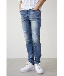 VINTAGE HEM DAMAGE DENIM/ビンテージヘムダメージデニム