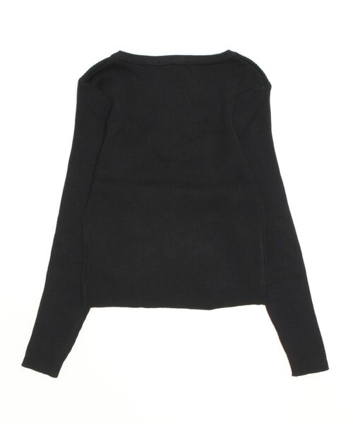 PHILLY(フィリー)の「レースアップピチトップス(ニット/セーター・レディース・ブラック/グレー/ホワイト・FREE)」の4枚目の写真