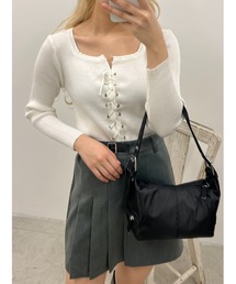 PHILLY | レースアップピチトップス(ニット/セーター)