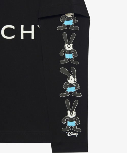 GIVENCHY（ジバンシイ）の「『オズワルド』ダブルレイヤーTシャツ（Tシャツ/カットソー・メンズ・ブラック・SMALL/MEDIUM/LARGE/X-SMALL）」の2枚目の写真