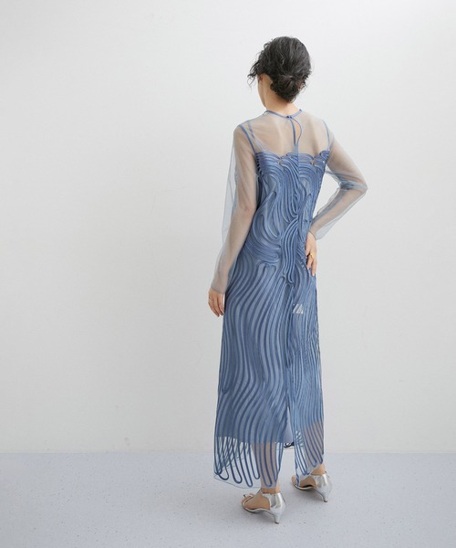 【専用】アダムエロペ　ラインアートシアーワンピース 楽天市場】【オケージョン対応】ラインアートシアーワンピース