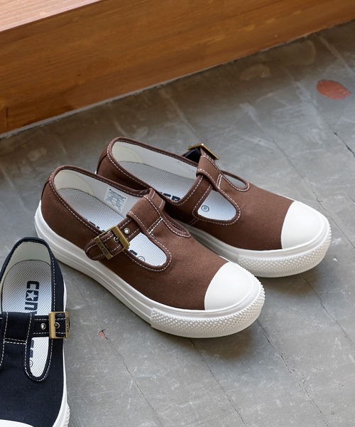 CONVERSE（コンバース）の「[ コンバース ] ALLSTARLIGHT　メリージェーンスリッポン（スリッポン・レディース・ブラック/ブラウン・23.5cm/24.0cm）」の2枚目の写真