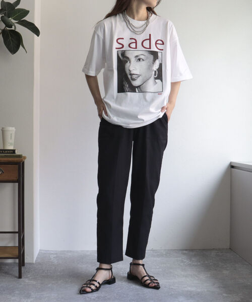 fredy emue（フレディエミュ）の「【サイズ展開あり】ドライオックステーパードパンツ（スラックス・レディース・オフホワイト/オレンジ/ブルー/カーキ/ブラック・34/36/38）」の17枚目の写真