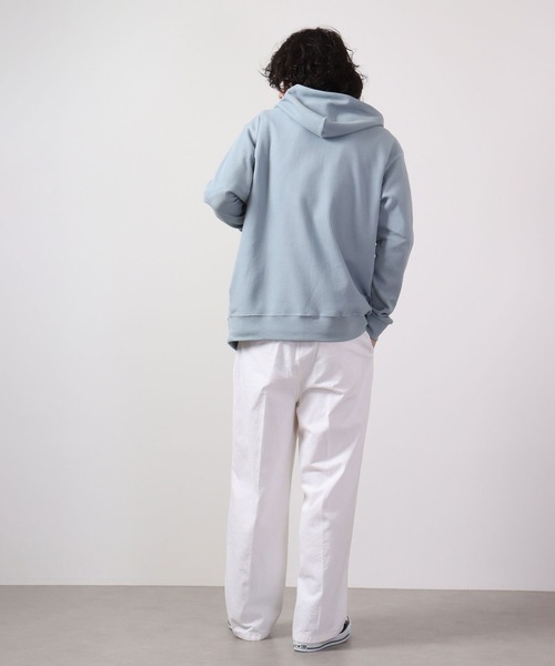 JEMORGAN（ジェーイーモーガン）の「JEMORGAN ワッフルＷジップパーカー（パーカー・メンズ・ブラック/カーキ/サックスブルー/杢グレー/ナチュラル/サーモンピンク/ネイビー/モカ・M/XL/S/L）」の18枚目の写真