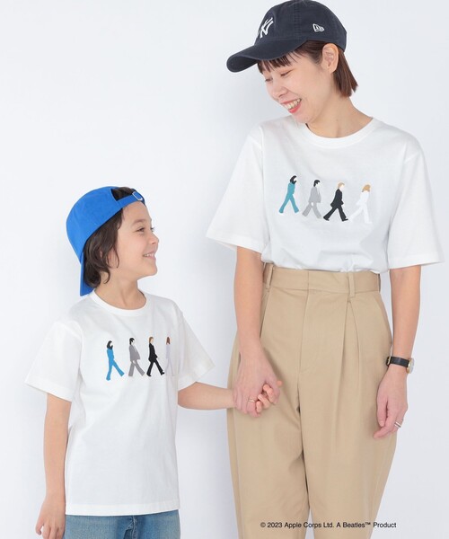 SHIPSKIDS:100～130cm/〈家族おそろい〉【THEBEATLES】TEE