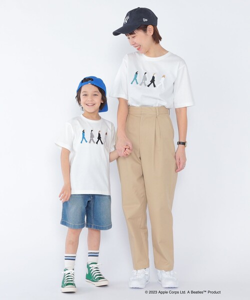 SHIPSKIDS:100～130cm/〈家族おそろい〉【THEBEATLES】TEE
