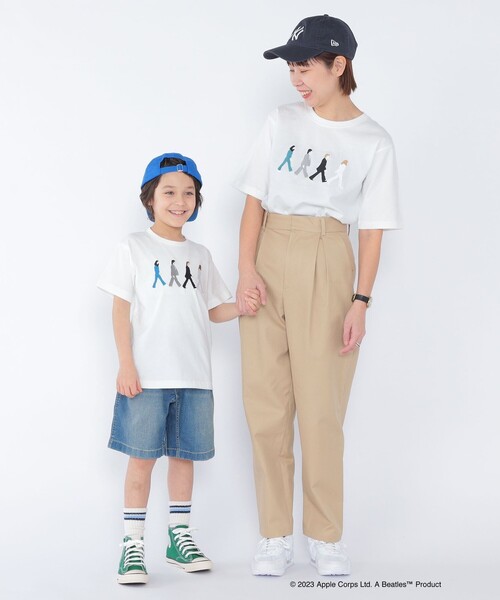 SHIPSKIDS:100～130cm/〈家族おそろい〉【THEBEATLES】TEE