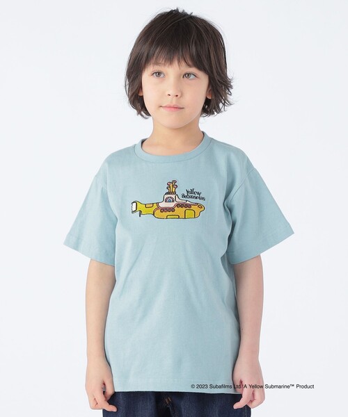 The Beatles（ザビートルズ）の「SHIPS KIDS: 100～130cm /〈家族おそろい〉【THE BEATLES】TEE（Tシャツ/カットソー・キッズ・クリーム/オフホワイト/グレー/ライトブルー/ネイビー・100/110/120/130）」の17枚目の写真
