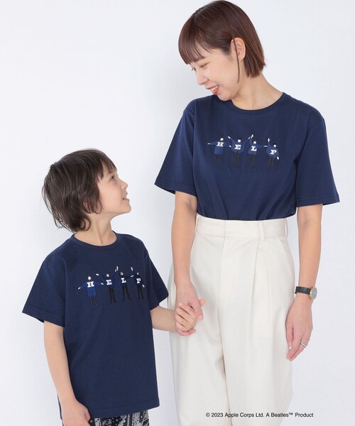 The Beatles（ザビートルズ）の「SHIPS KIDS: 100～130cm /〈家族おそろい〉【THE BEATLES】TEE（Tシャツ/カットソー・キッズ・クリーム/オフホワイト/グレー/ライトブルー/ネイビー・100/110/120/130）」の20枚目の写真
