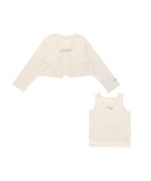 リブカーデ＆タンクトップセット