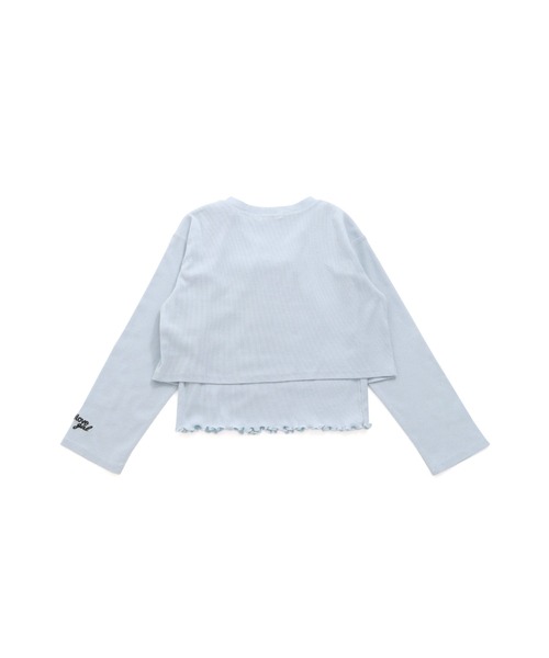 JENNI love(ジェニィラブ)の「リブカーデ&タンクトップセット(カーディガン/ボレロ・キッズ・サックスブルー/ブラック/アイボリー・130cm/140cm/150cm/160cm)」の17枚目の写真