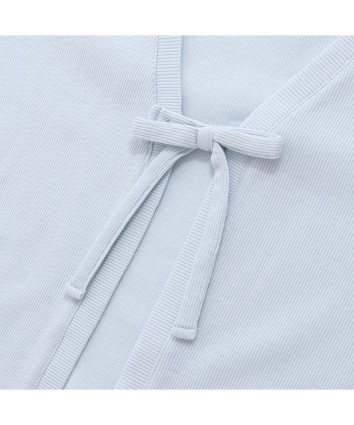 JENNI love(ジェニィラブ)の「リブカーデ&タンクトップセット(カーディガン/ボレロ・キッズ・サックスブルー/ブラック/アイボリー・130cm/140cm/150cm/160cm)」の13枚目の写真