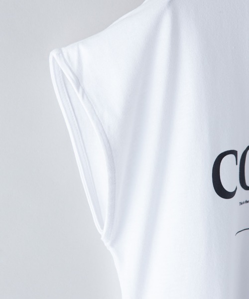 CONVERSE(コンバース)の「【CONVERSE/コンバース】なこなこカップル コラボ スリットフレンチスリーブTシャツ(Tシャツ/カットソー・レディース・グレー/ホワイト/ブラック・MEDIUM/LARGE)」の9枚目の写真