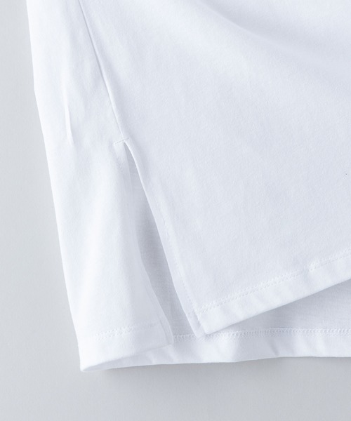 CONVERSE(コンバース)の「【CONVERSE/コンバース】なこなこカップル コラボ スリットフレンチスリーブTシャツ(Tシャツ/カットソー・レディース・グレー/ホワイト/ブラック・MEDIUM/LARGE)」の10枚目の写真