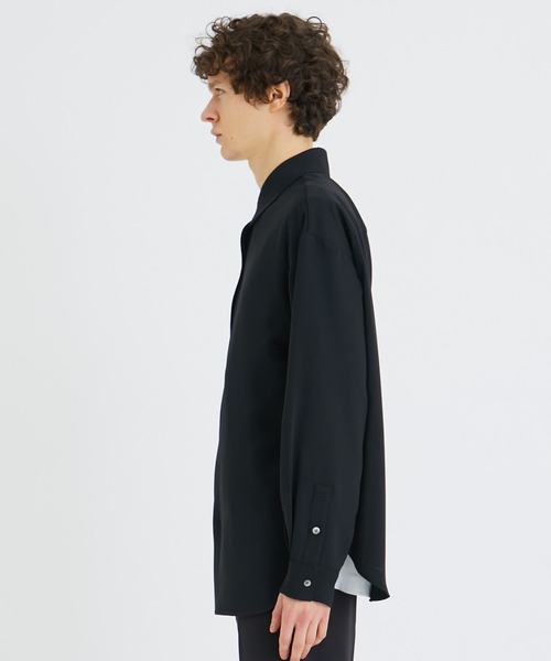 LiNoH（リノー）の「LAYRED L/S SHIRT（シャツ/ブラウス・メンズ・オフホワイト/ブルー/ブラック・1/2）」の16枚目の写真