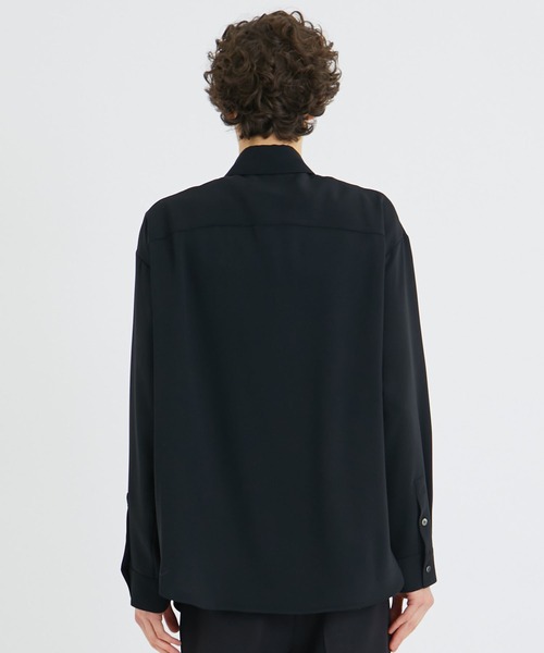 LiNoH（リノー）の「LAYRED L/S SHIRT（シャツ/ブラウス・メンズ・オフホワイト/ブルー/ブラック・1/2）」の17枚目の写真