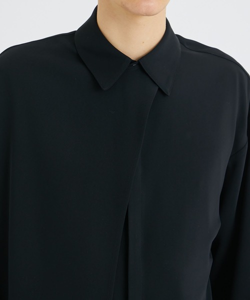 LiNoH（リノー）の「LAYRED L/S SHIRT（シャツ/ブラウス・メンズ・オフホワイト/ブルー/ブラック・1/2）」の18枚目の写真