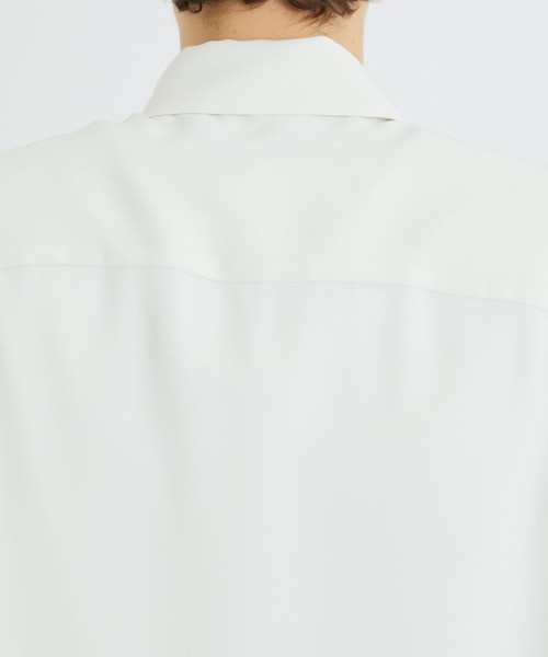 LiNoH（リノー）の「LAYRED L/S SHIRT（シャツ/ブラウス・メンズ・オフホワイト/ブルー/ブラック・1/2）」の13枚目の写真