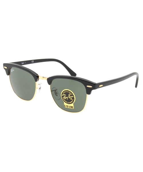 Ray-Ban(レイバン)の「◇Ray-Ban / Clubmaster(サングラス・メンズ・ブラック/ブラウン・ONE SIZE)」の1枚目の写真