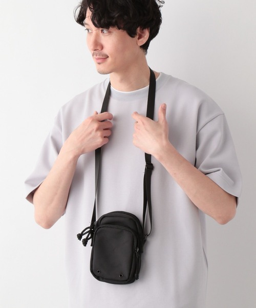 GLOBAL WORK（グローバルワーク）の「スマートアクセスミニショルダー/182181（ショルダーバッグ・メンズ・ブラック/チャコールグレー/ネイビー・FREE）」の5枚目の写真