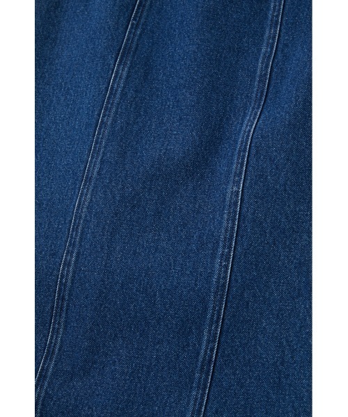 MOUSSY（マウジー）の「CUT OFF DENIM I LINE スカート（デニムスカート・レディース・ブルー/ブラック・2/0/1）」の3枚目の写真