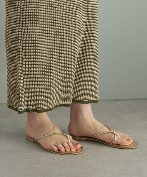 SHENERY（シーナリー）の「【WEB限定】(NICOLAS LAINAS/ニコラスライナス)サンダル（サンダル・レディース・ゴールド/シルバー・38/36/37）」の6枚目の写真