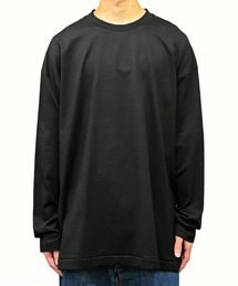 ATON（エイトン）の「【ATON】OVERSIZED LONG-SLEEVE T-SHIRT（Tシャツ/カットソー）」