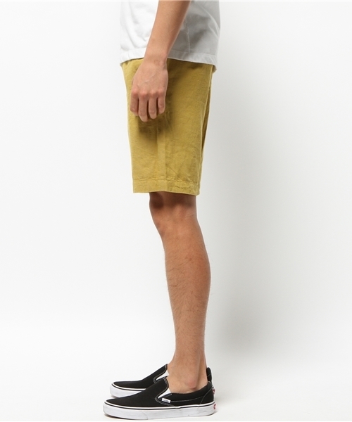 OUTLET（アウトレット）の「【Ciaopanic】C/Lツイルワンタックショーツ（その他パンツ・メンズ・マスタード・SMALL/MEDIUM）」の8枚目の写真