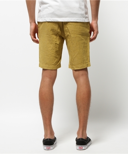 OUTLET（アウトレット）の「【Ciaopanic】C/Lツイルワンタックショーツ（その他パンツ・メンズ・マスタード・SMALL/MEDIUM）」の9枚目の写真