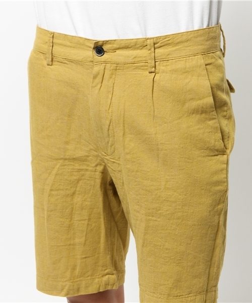 OUTLET（アウトレット）の「【Ciaopanic】C/Lツイルワンタックショーツ（その他パンツ・メンズ・マスタード・SMALL/MEDIUM）」の11枚目の写真