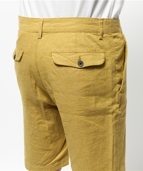 OUTLET（アウトレット）の「【Ciaopanic】C/Lツイルワンタックショーツ（その他パンツ・メンズ・マスタード・SMALL/MEDIUM）」の2枚目の写真