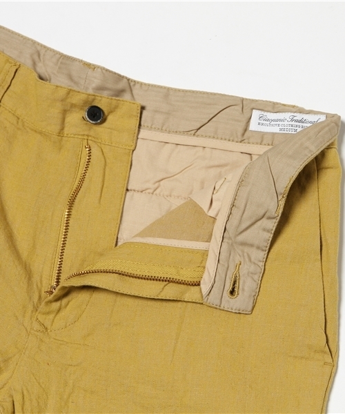 OUTLET（アウトレット）の「【Ciaopanic】C/Lツイルワンタックショーツ（その他パンツ・メンズ・マスタード・SMALL/MEDIUM）」の5枚目の写真