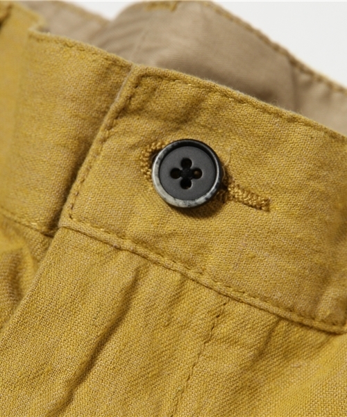OUTLET（アウトレット）の「【Ciaopanic】C/Lツイルワンタックショーツ（その他パンツ・メンズ・マスタード・SMALL/MEDIUM）」の6枚目の写真